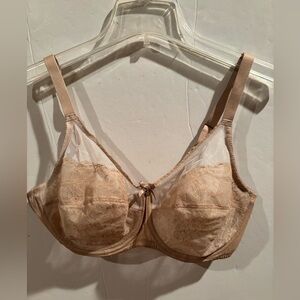 Wacoal Style 855186 Tan Elegant Lace Underwire Bra
